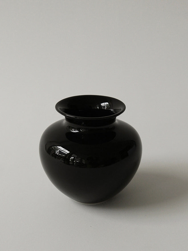 Round vase - Onyx