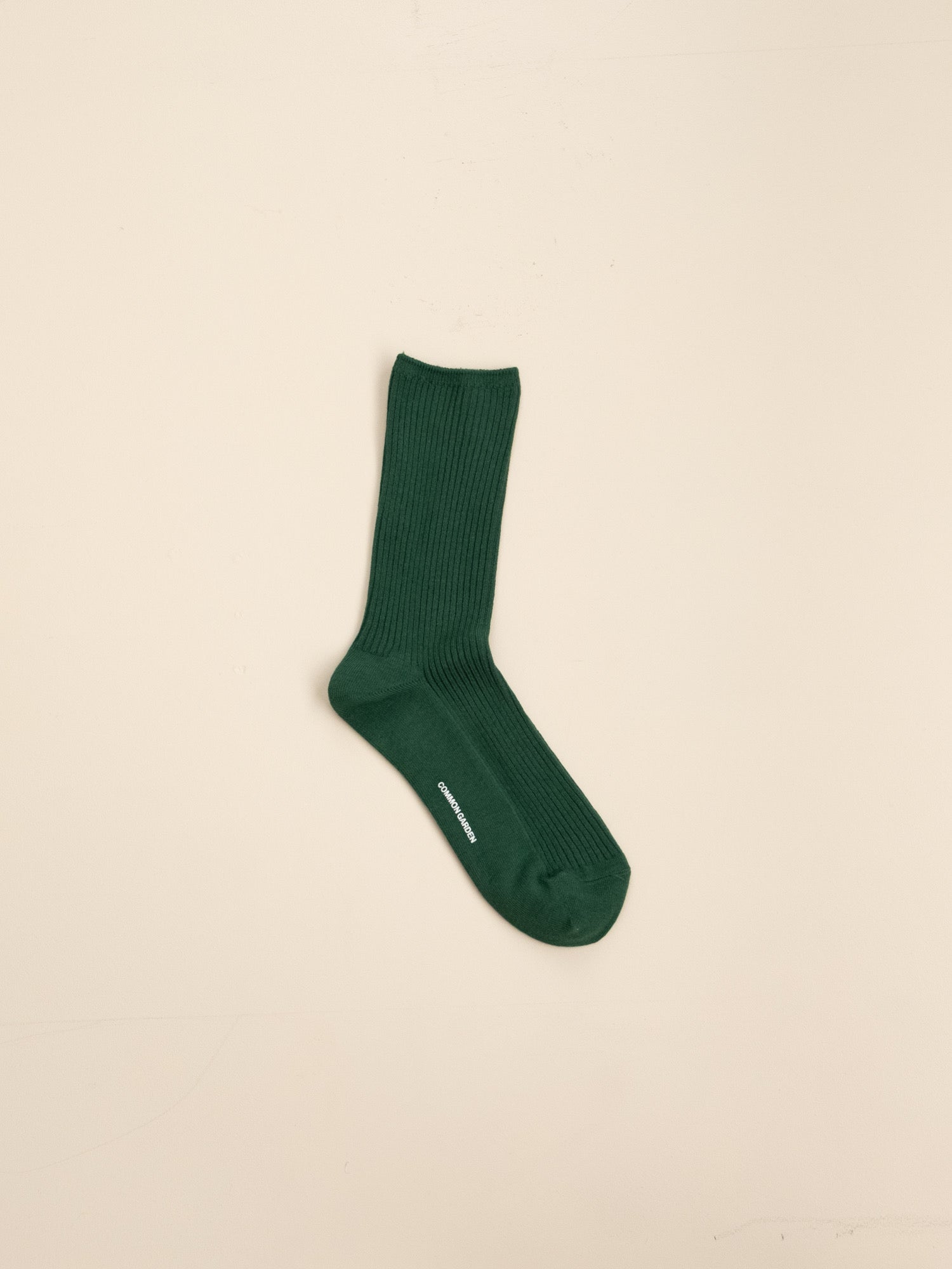 Cotton Ribbed Socks - Forest