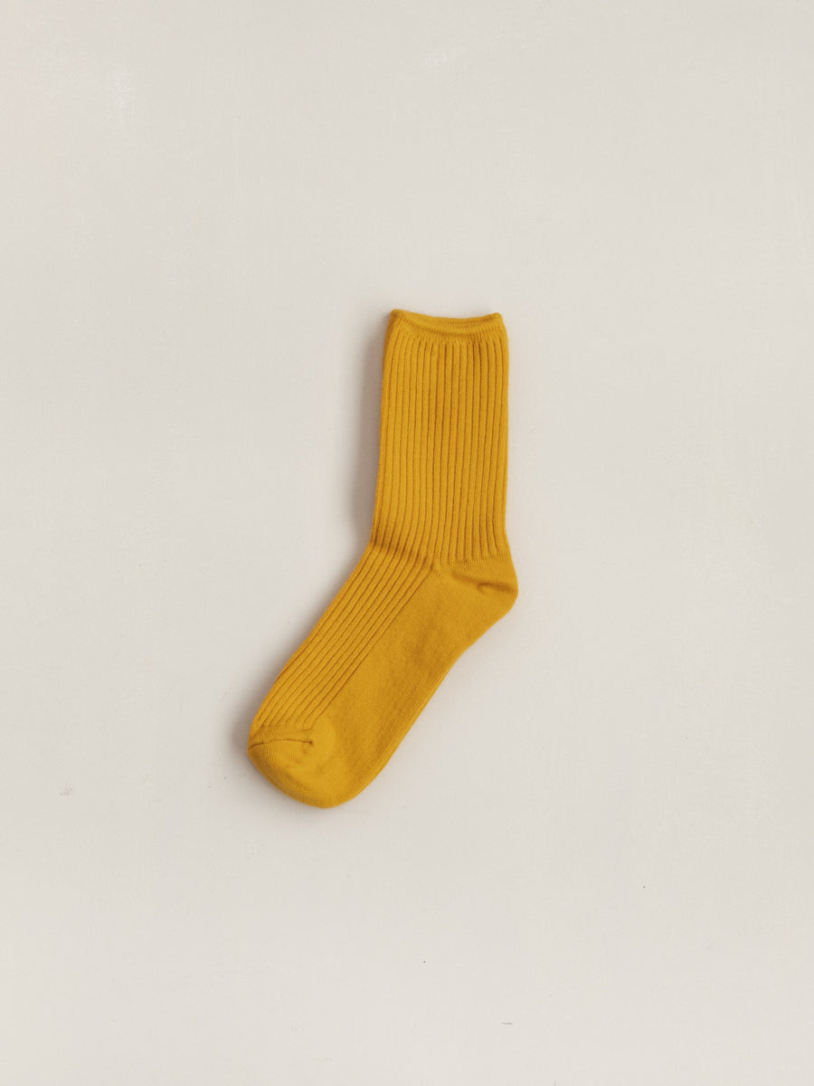 Unisex primary colour cotton 2x2 ribbed  socks