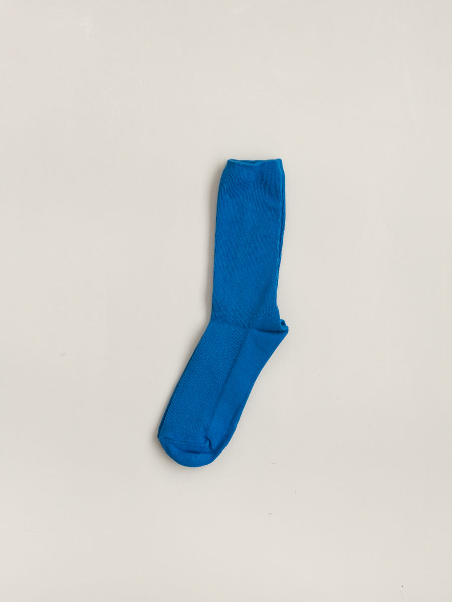 Fine ribbed socks - Classic Blue