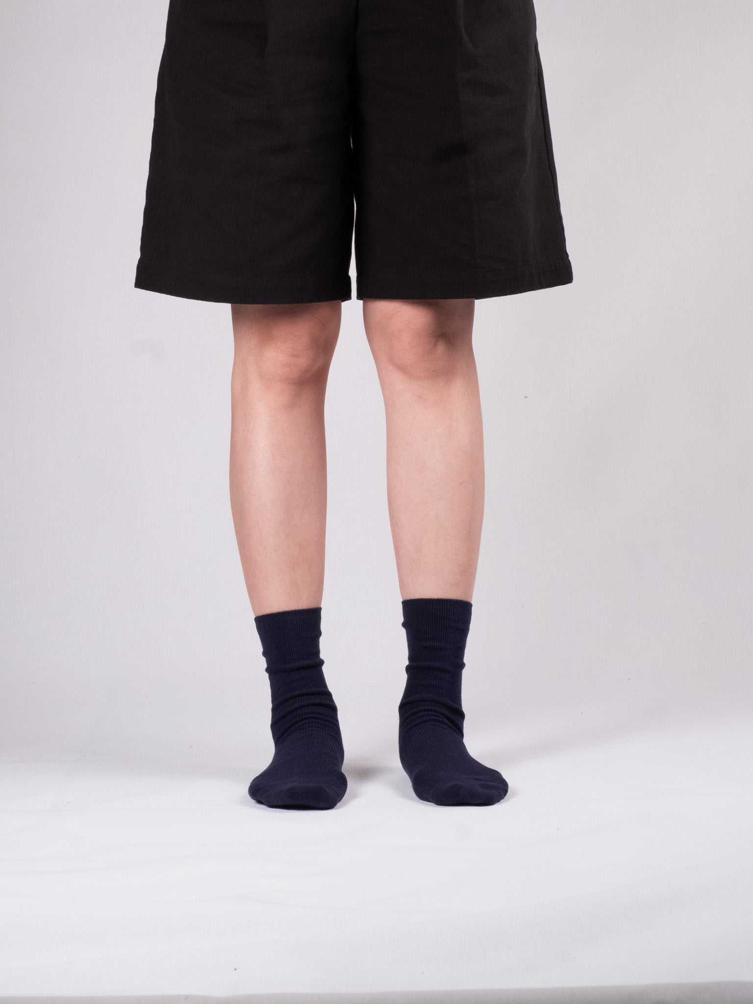 Fine ribbed socks - Navy