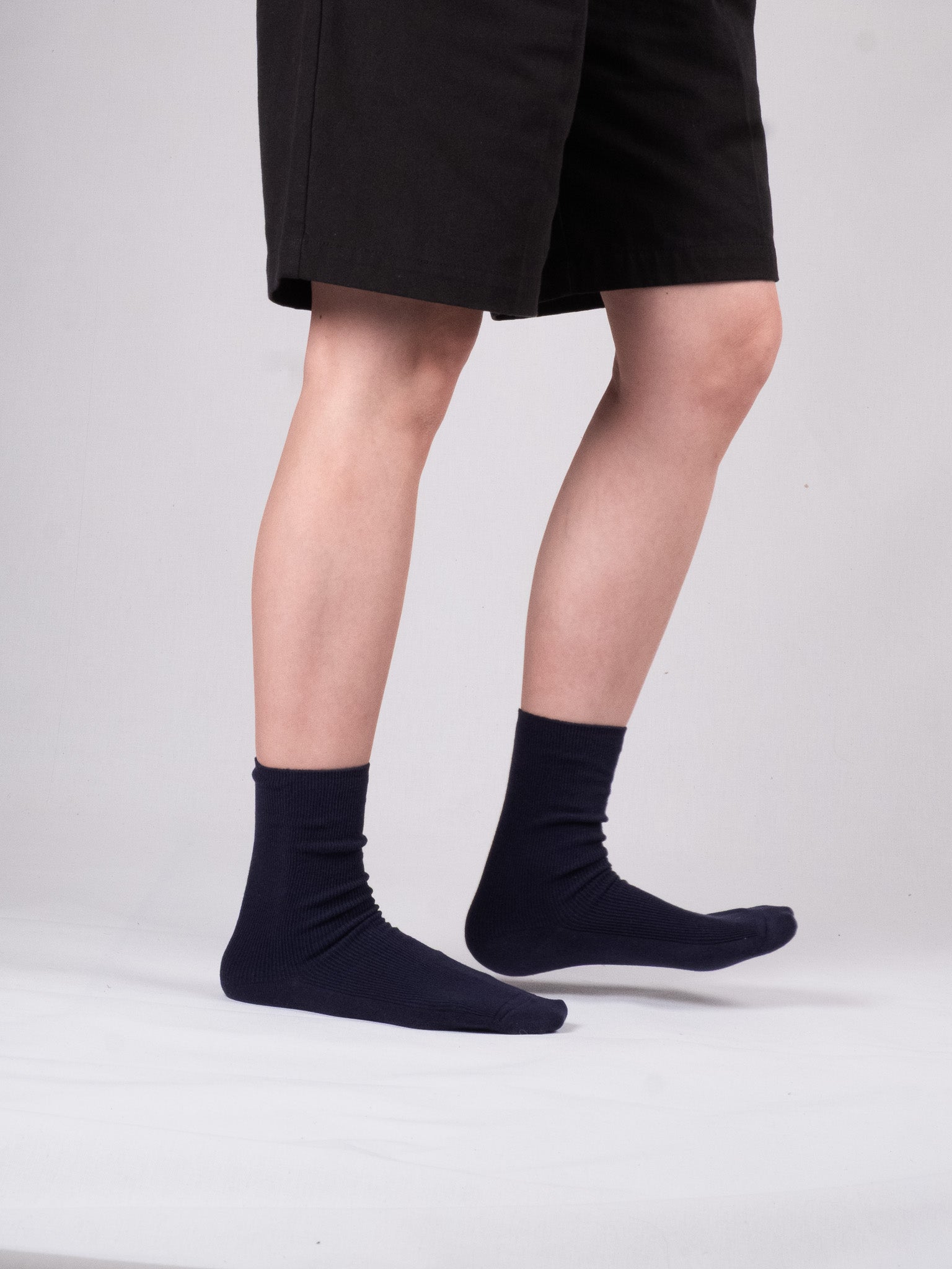 Fine ribbed socks - Navy