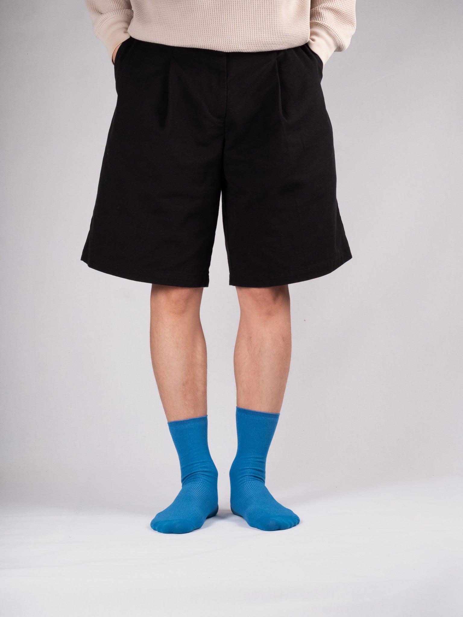 Fine ribbed socks - Classic Blue