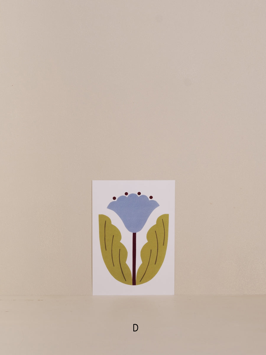 Paper plants postcards (15types)