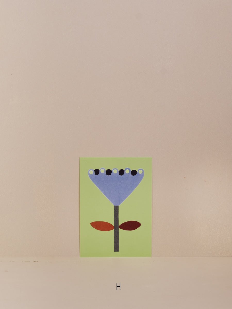 Paper plants postcards (15types)