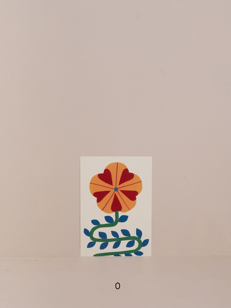 Paper plants postcards (15types)