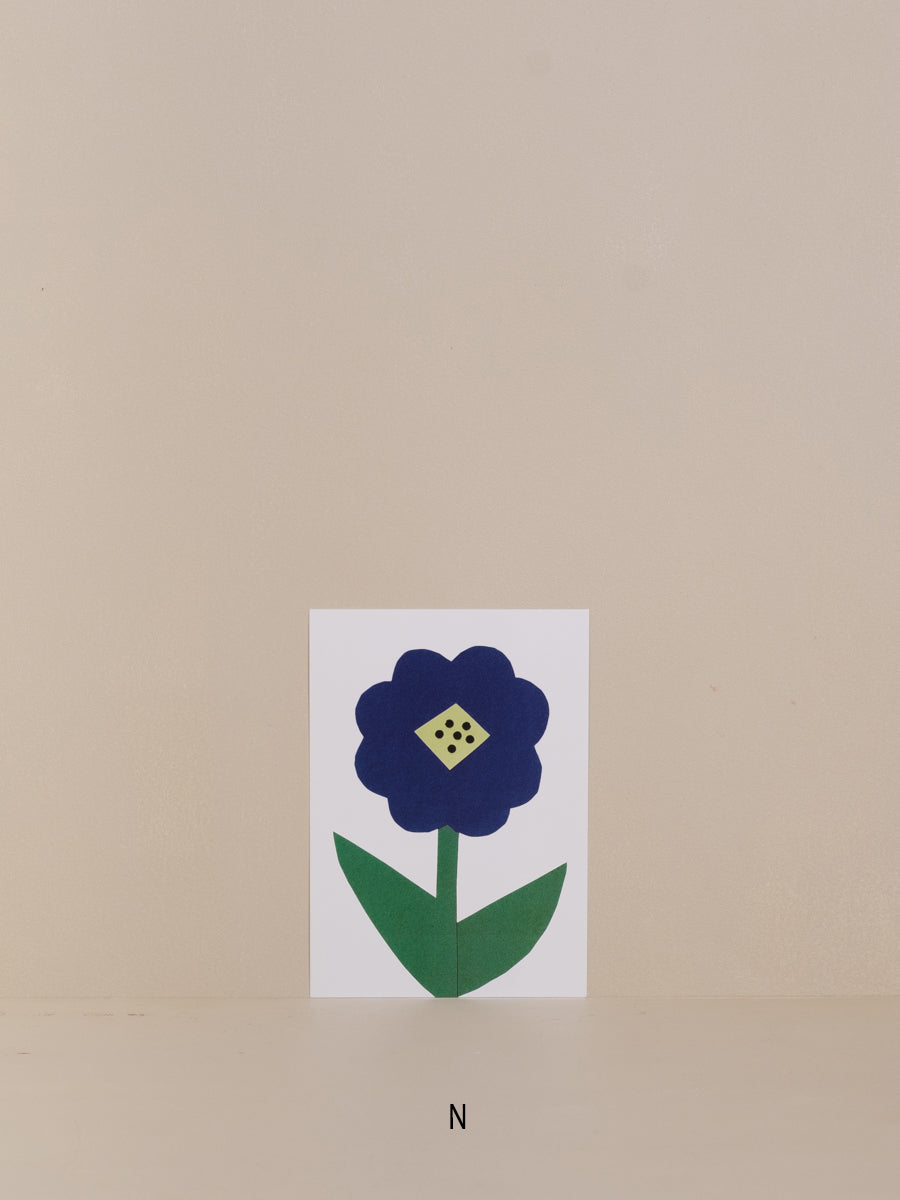 Paper plants postcards (15types)