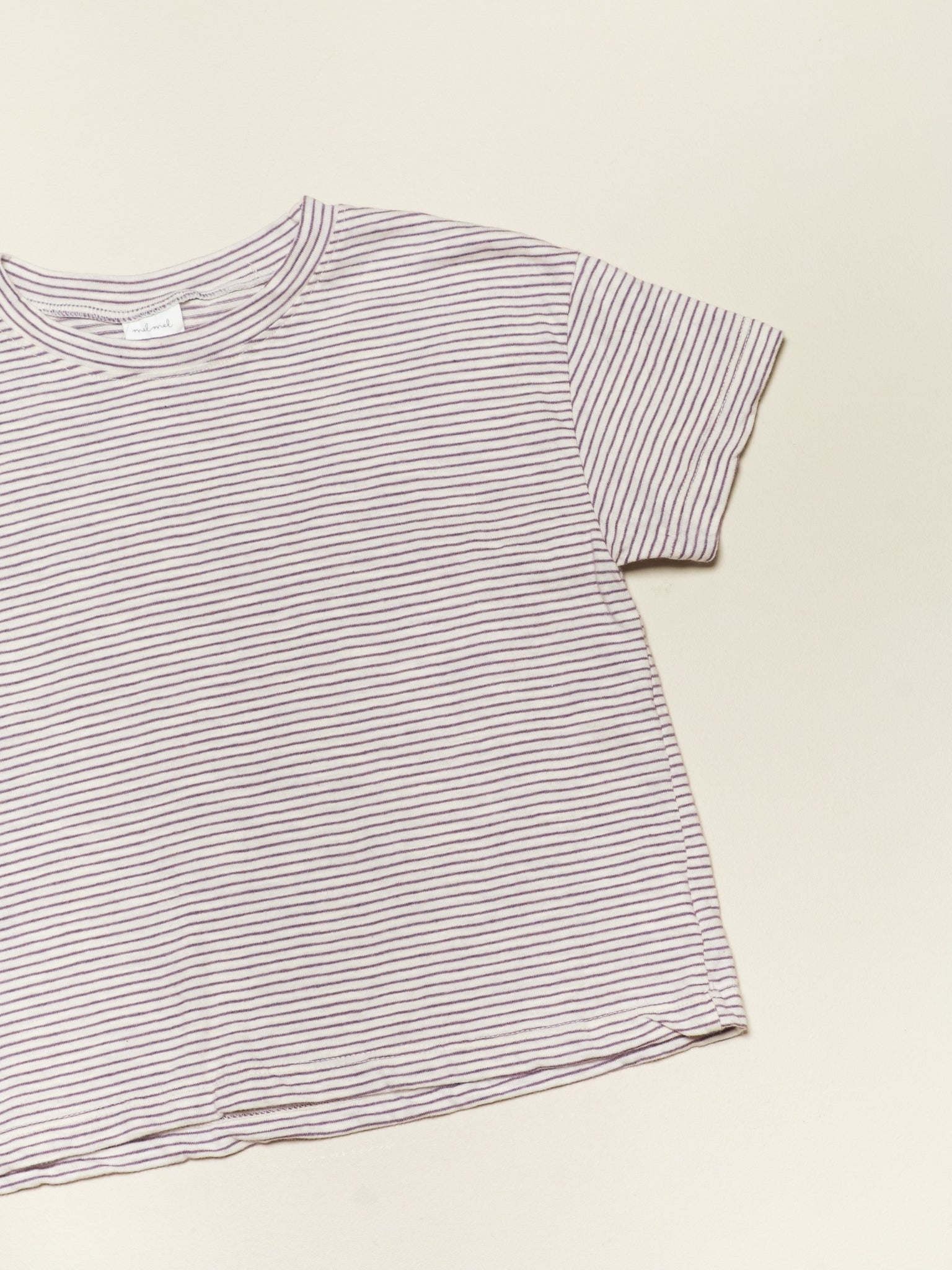 Everyday Tee - Short sleeves Purple Stripe