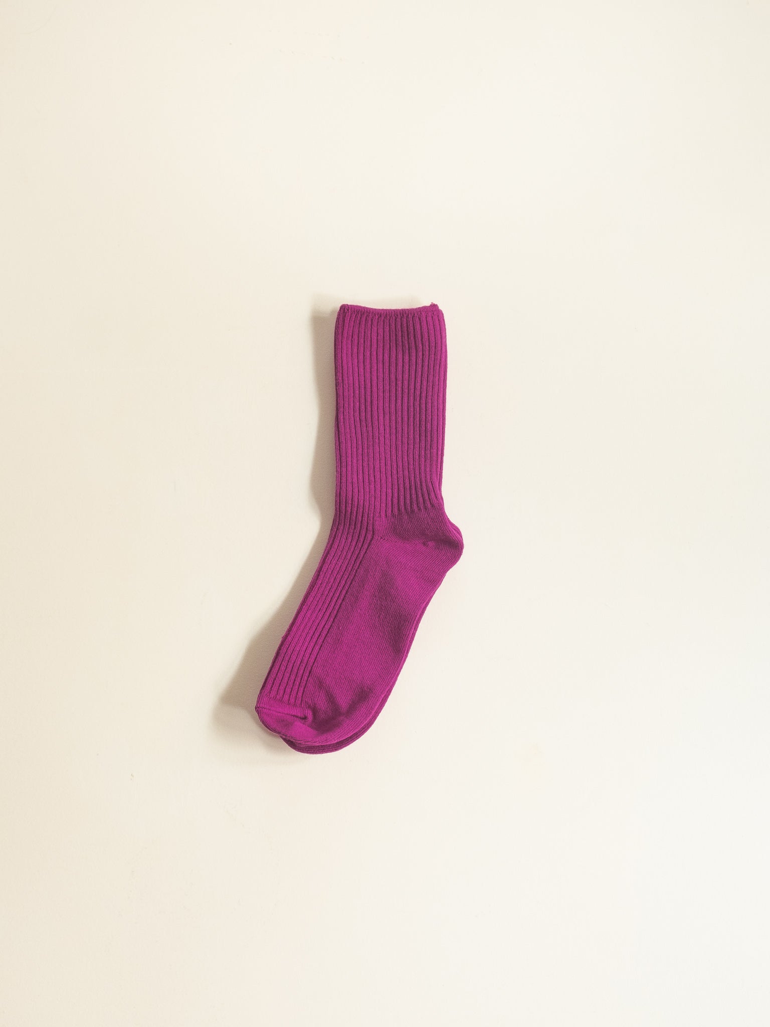 Unisex primary colour cotton 2x2 ribbed  socks