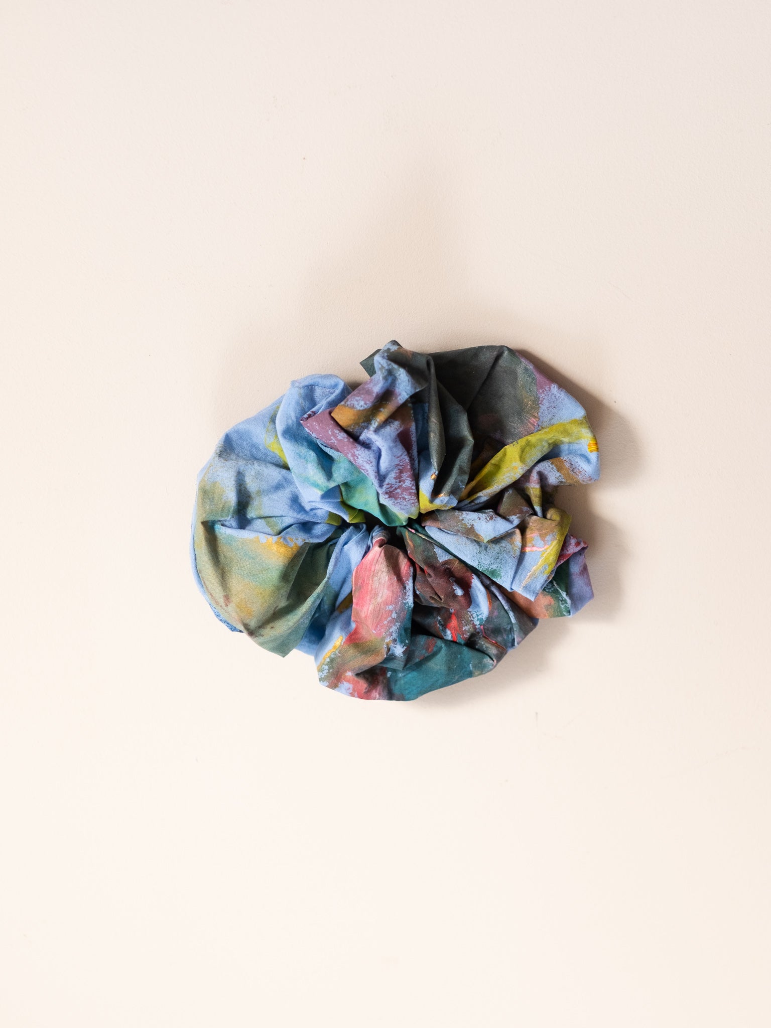 Hand Painted Cottom Scrunchie