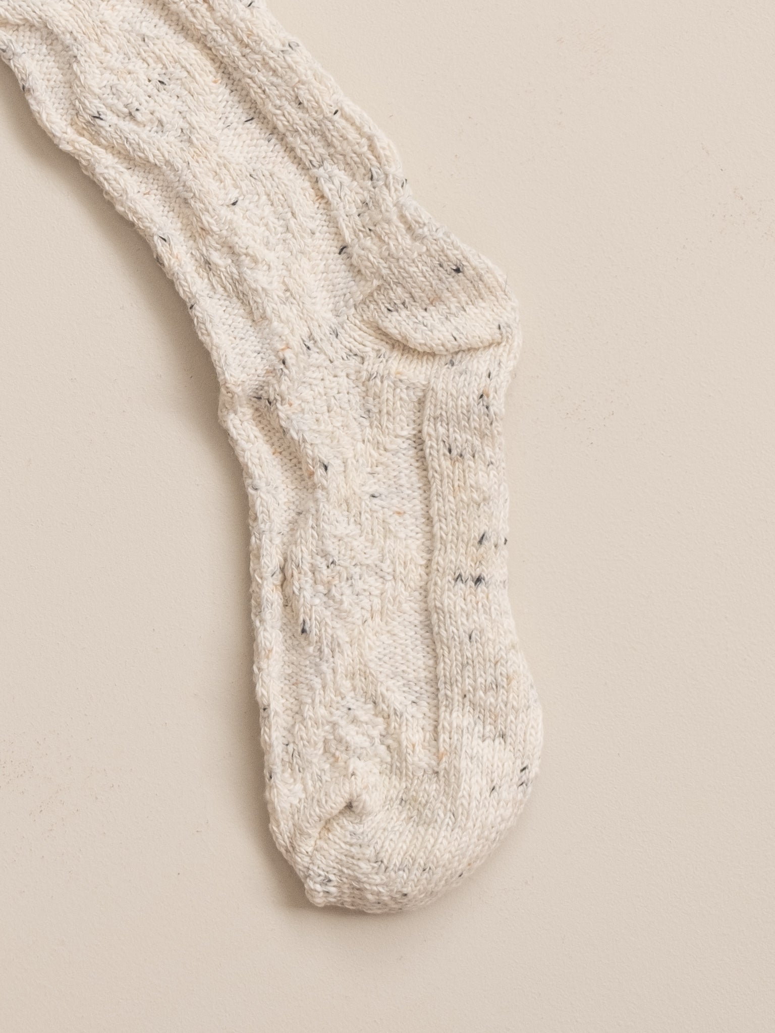 Mid knee cotton knitted socks