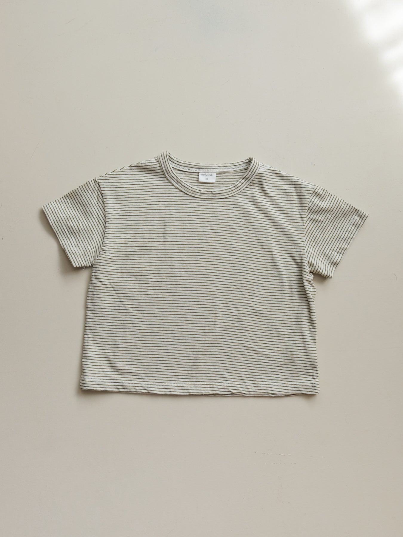 Everyday Tee - Short sleeves Olive Stripe