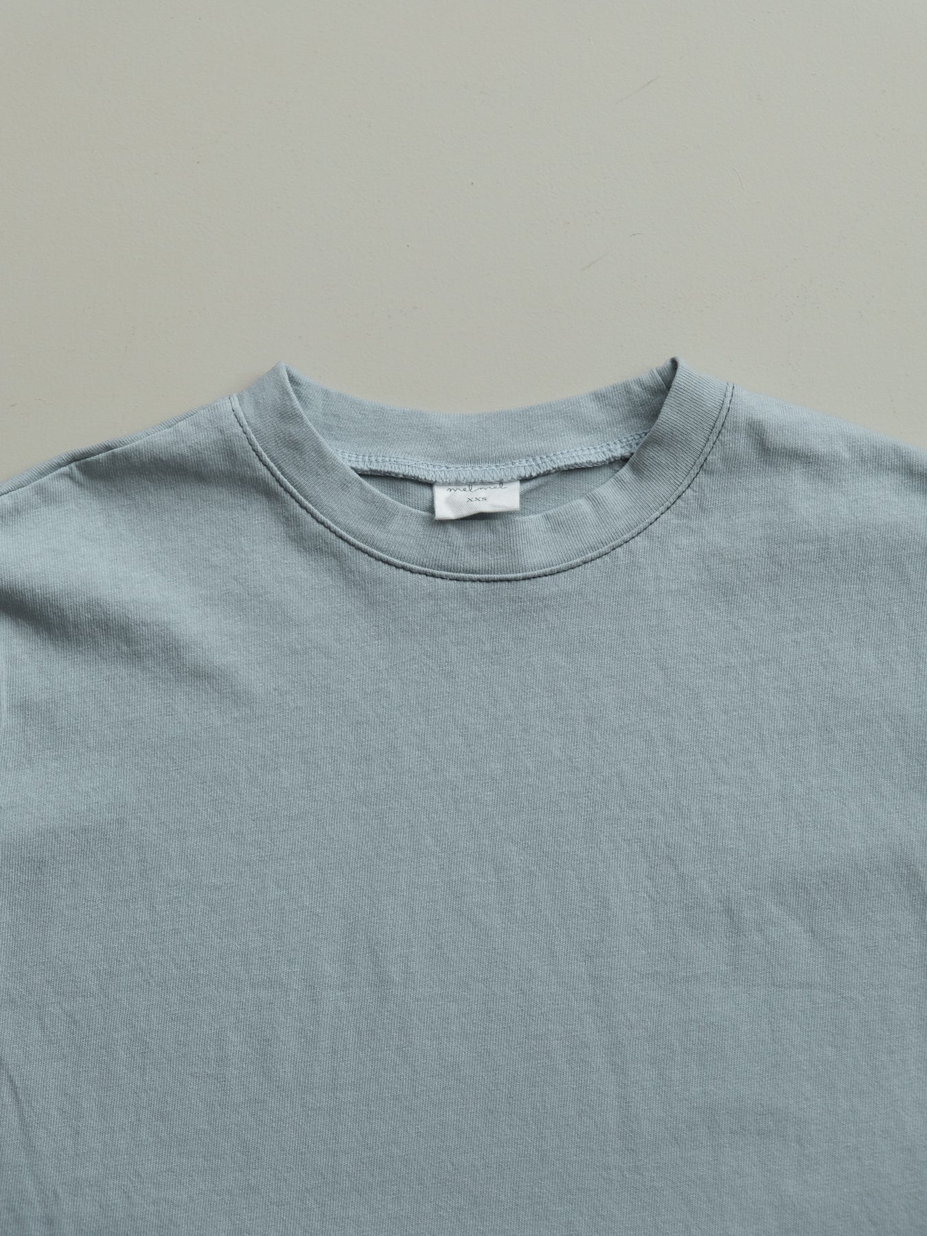 Boxy short sleeve Tee no.3 - Duck Egg