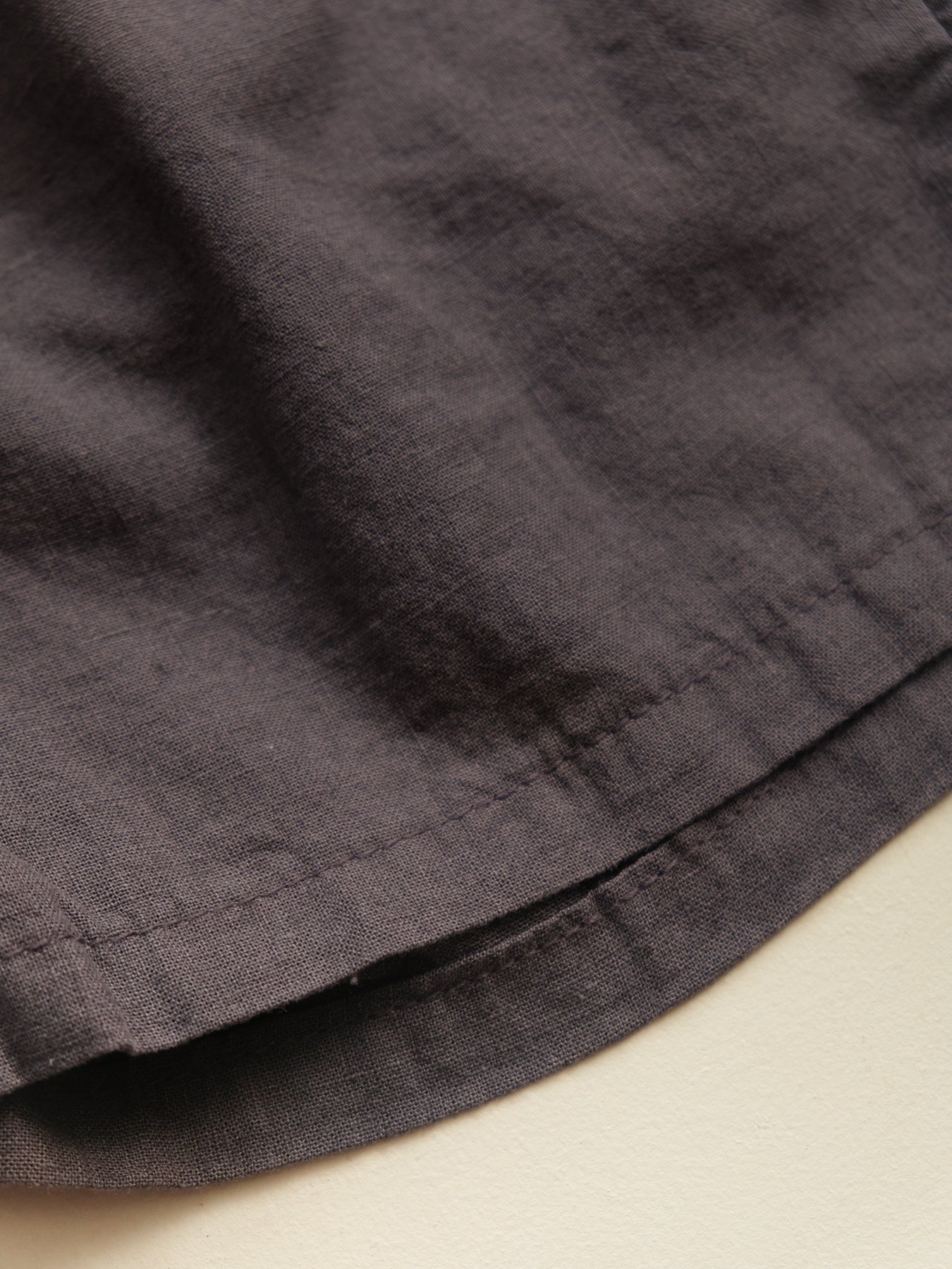 Linen short- Deep purple