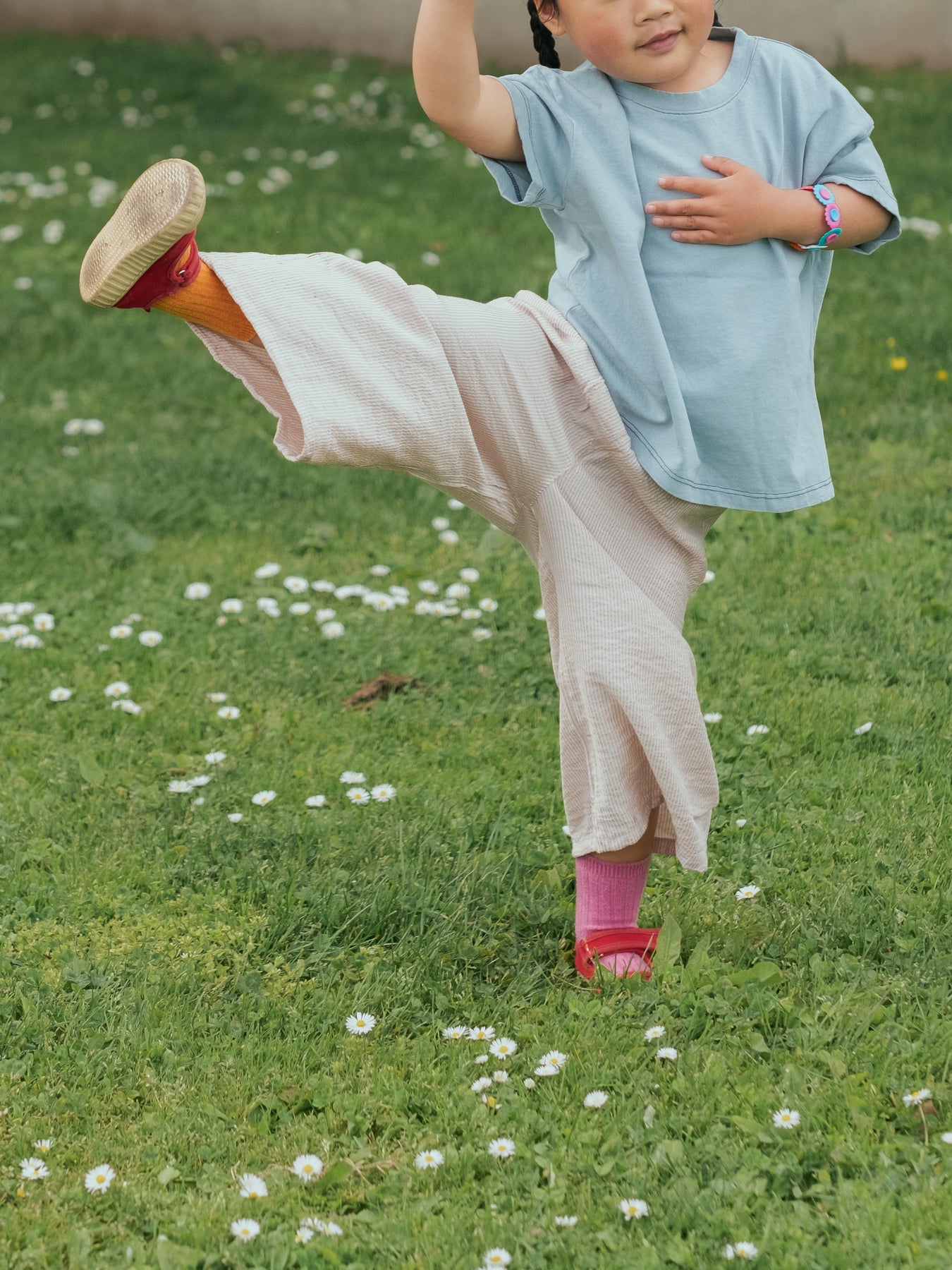 Boxy short sleeve Tee no.3 - Duck Egg