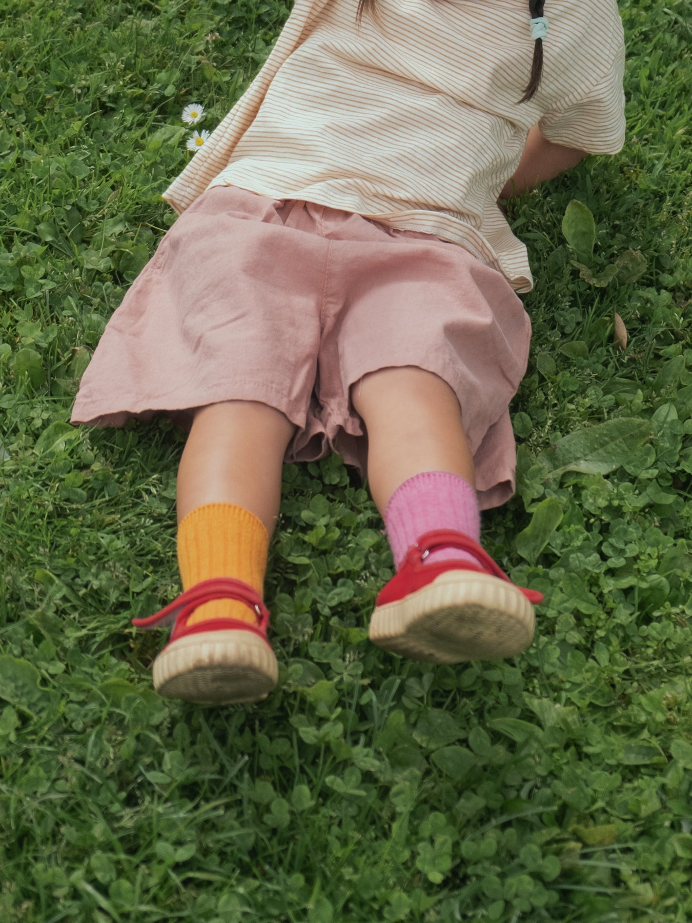 Linen short- Indian Pink