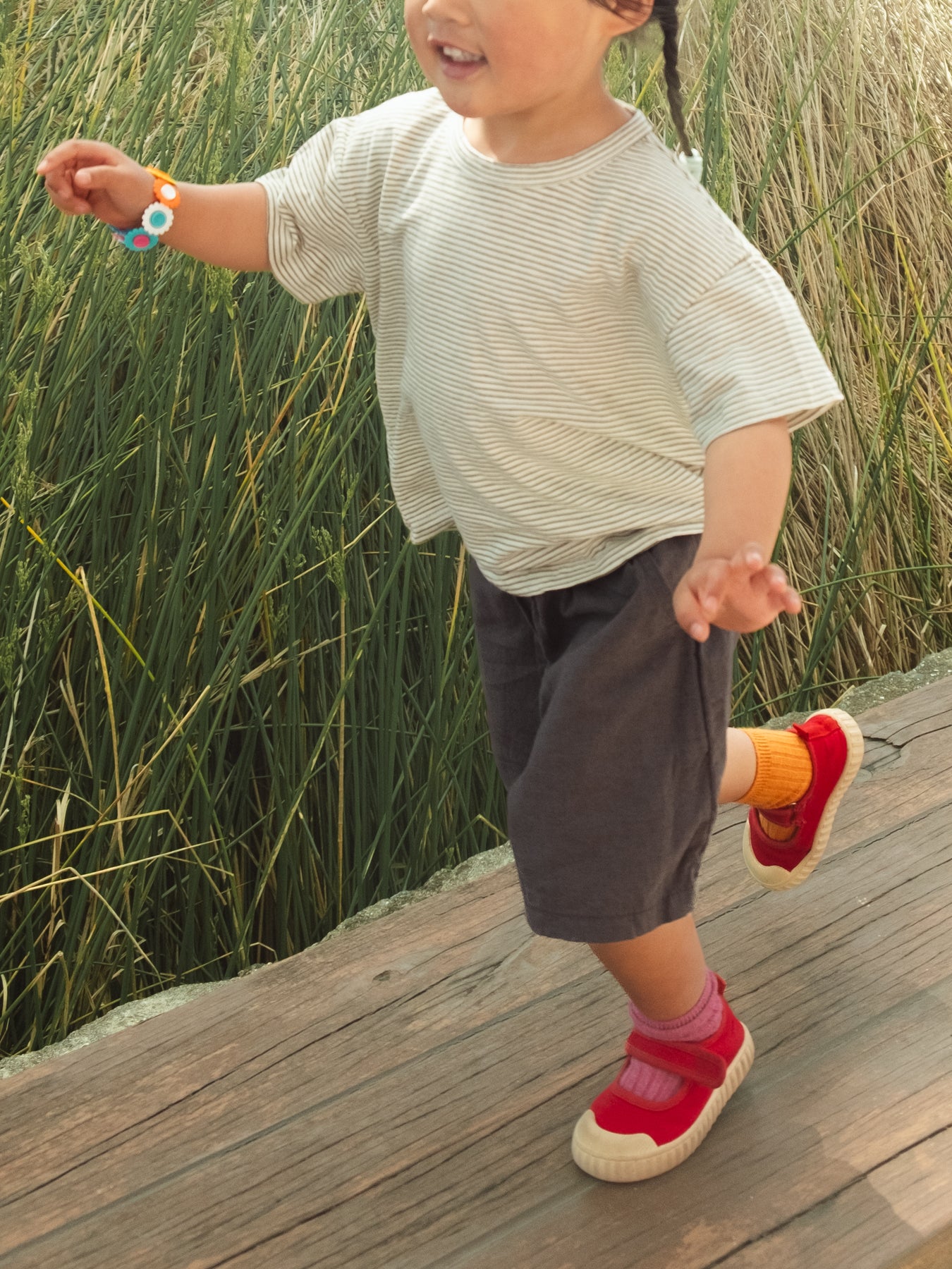 Everyday Tee - Short sleeves Olive Stripe