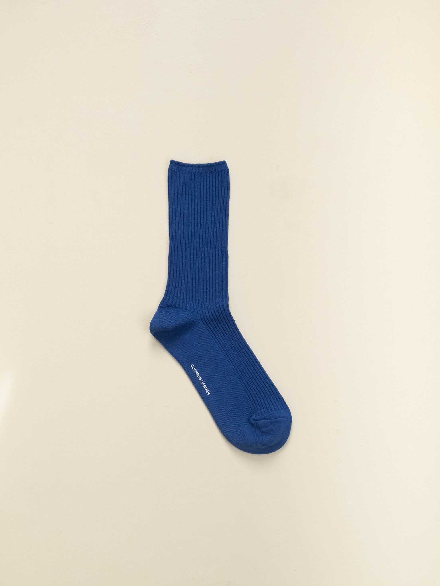 Cotton Ribbed Socks - French Blue