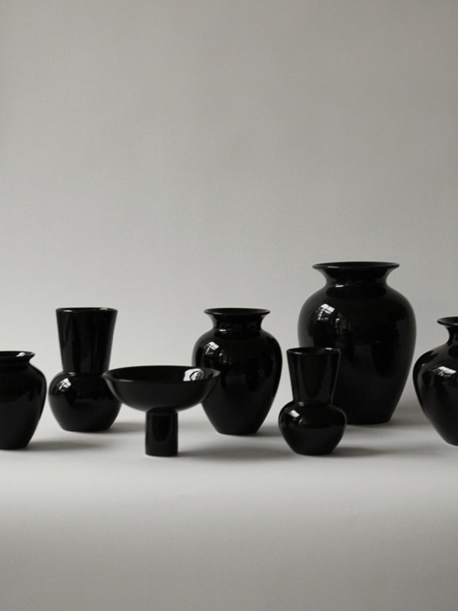 Jar vase - Onyx